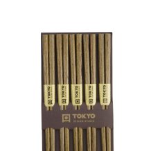 TDS, Chopstick Set, Wood, 5 pair, Kitchenware, 22cm, Item No. 17911