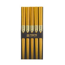 TDS, Chopstick Set, Light Wood, Kitchenware, 5 pair, 22 cm, Item No. 17935