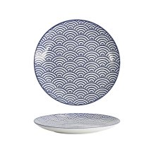 Teller Nippon Blue Waves, Porzellan, &Oslash; 20,6 cm