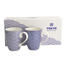 TDS, Tassen Set, 2 Stk, Geschenkset, Nippon Blue, Ø 8,5 x 10,2 cm 380 ml - Art Nr. 17988