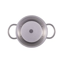 Paella Pan Vintage Silver, Stainless Steel, &Oslash; 18 &times; 2.8 cm