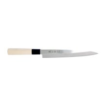 Sashimi-Messer (Filetiermesser) Sekiryu, Rostfreier Edelstahl, Klinge 21 cm, Griff aus Holz