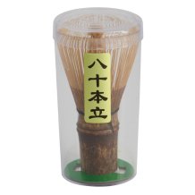 TDS, Matcha Besen(Chasen), Schwarz Bamboo, Ø 6x11cm , Art.-Nr. 18363