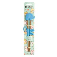 TDS, Kids-Chopsticks , Kitchenware, 20 cm, Elephant, Blue - Item No. 18385