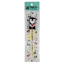 TDS, Kinder-Essstäbchen, Kitchenware, 18 cm, Penguin, Schwarz - Art Nr. 18388