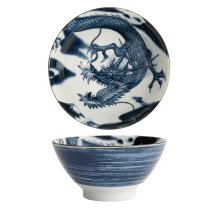 TDS, Japonism Bowl, Dragon, Darkgrey, Ø 18 x 9 cm - Item No: 18745
