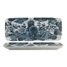 TDS, Teller, Japonism, Lion, Dunkelgrau, 28.5x14x2.5cm - Art Nr:18749