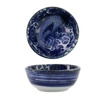 TDS, Japonism Schale, Carp, Blau, Ø 8,7x3,7 cm, 95 ml - Art Nr: 18750