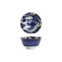 Bowl Japonism Dragon Blue, Porcelain, 350 ml