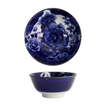 TDS, Japonism Schale, Lion, Blau, Ø 12,7 x 6,8 cm - Art Nr: 18757