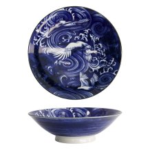 Bowl Japonism Crane Blue, Porcelain, 1.6 L