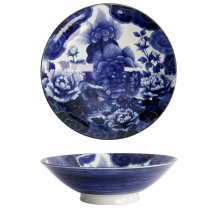 TDS, Japonism Schale, Lion, Blau, Ø 25,2 x 7,7 cm - Art Nr: 18766