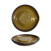TDS, Grater Plate Motoshige Medium Stoneware, Kitchenware, 15.5x8.5x14.5 cm, Item No. 18799