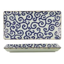 TDS, Sushi Plate, Ten Karakusa, 23 x 11.5 cm, Item No. 18902