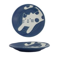 TDS, Plate, Neko Maruke, Ø 14x2.5cm, Item No.18974