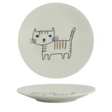 TDS, Plate, Neko Maruke, Ø 14.3x2cm, Item No. 18979