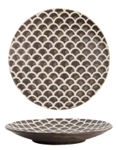 TDS, Plate, Iga Matte Mermaid Design, Ø 25 cm, Item No. 20333