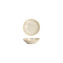 Ovaler Saucenteller Titanium Matte Weiß, Porzellan, 10 × 2,6 cm, Art.-Nr. 20366