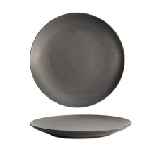 TDS, Yuzu Black Coupe Plate, Ø 27.1x3cm, Item No. 20378