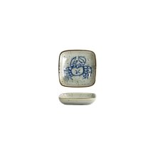 Sauce Bowl Crab Blue, Porcelain, 9 cm