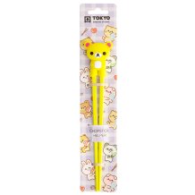 TDS, Kids-Chopsticks, Kitchenware, 22 cm, Bear, Yellow - Item No. 20725
