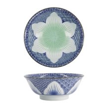 Ramenschale Lily Flower Blau, Porzellan, 1,2 l