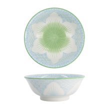 Ramen Bowl Lily Flower Hell Blue, Porcelain, 1.2 l