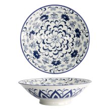 TDS, Ramen Bowl, Tokyo Blue, Mixed Bowls, Botan, Ø 25.4 x 7.8 cm 1600 ml  - Item No. 20962