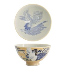 TDS, Rice Bowl, Kawaii Crane, Yellow, Ø 11.5x6 cm, 300ml - Item No: 20979