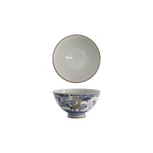 Rice Bowl Kawaii Carp Blue, Porcelain, 300 ml