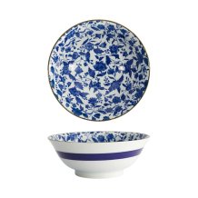 Noodle Bowl Japan Flower, Porcelain, 1 L