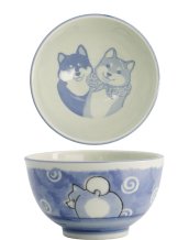 TDS, Rice-Bowl, Kawaii Shiba-Dog, Ø 13 x 8 cm, 400 ml, Item No. 20990