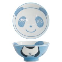 TDS, Rice Bowl, Kawaii Panda, Blue,  Ø 10.5x 5.5 cm, 200ml - Item No. 21000