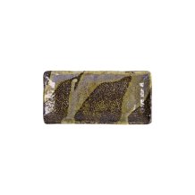 Sushi-Platte Aurora Blue Schwarz, Porzellan, 19,5 &times; 9,5 &times; 2,5 cm
