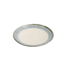 TDS, Round Plate, Unkai, White/Blue, Ø 16.7x2.5cm, Item No. 21085