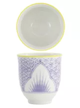 TDS, Becher, Lily Flower,  Lila, Ø 7.8x8.2cm 250 ml - Art Nr: 21146