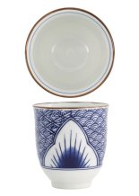 TDS, Becher, Lily Flower, Blau, Ø 7.8x8.2cm 250 ml - Art Nr: 21147