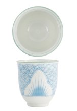 TDS, Becher, Lily Flower, Hell Blau, Ø 7.8x8.2cm 250 ml - Art Nr: 21149