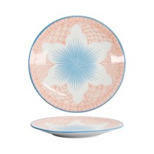 TDS, Plate, Lily Flower, Red, Ø20x3 cm -Item No: 21153