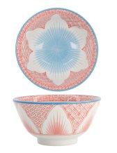 TDS, Small Tayo Bowl, Lily Flower, Red, Ø 13.5x6.8 cm, 300ml - Item No: 21161
