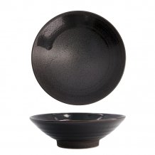 TDS, Ramen Bowl, Black Brush, Ø 24.5x7.5cm, Item No. 21206