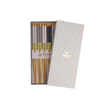 TDS, 5 Paar Essstäbchen, Pastellgrün, Art.-Nr. 21303