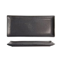 Sushi-Platte Onyx Noir Schwarz, Porzellan, 28,5 &times; 12,5 cm