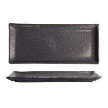 TDS, Rectangular Plate, Onyx Noir, 28.5 x 12.5 cm , Item No. 21351