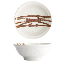 TDS, Nudel Schale, Akatetsu Nagashi Shirahagi, Mixed Bowls, Ø 21,5x9cm, Art.-Nr. 21360