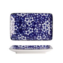 TDS, Plate, Dami Sakura, 20.4x13cm, Item No. 21373