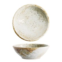 TDS, Schale, Yukishino Weiß/Braun, Ø 13x4,5cm, Art.-Nr. 21414