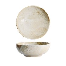 TDS, Yukishino Bowl, White/Brown, Ø 17.5x6.2cm, 800ml, Item No. 21420