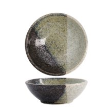 TDS, Bowl, Oboro Yamakage, Black/Brown/White, Ø13x4.5cm 250ml, Item No. 21440
