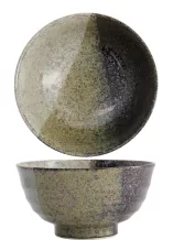 TDS, Tayo Schale, Oboro Yamakage, Schwarz/Braun/Weiß, Ø 17x 9 cm, Art.-Nr. 21445